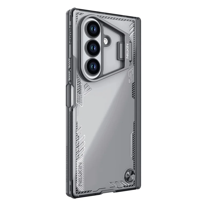 NILLKIN Iceblade Prop для Samsung Galaxy Z Fold7 5G Чехол с рамкой для объектива и подставкой, корпус из ПК + TPU