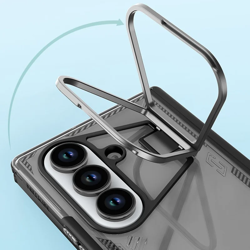 NILLKIN Iceblade Prop для Samsung Galaxy Z Fold7 5G Чехол с рамкой для объектива и подставкой, корпус из ПК + TPU