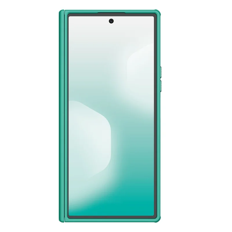 NILLKIN Iceblade Prop Pour Samsung Galaxy Z Fold7 5G Coque Compatible avec MagSafe Cadre d'Objectif Support Béquille PC + TPU Étui de Téléphone - Vert
