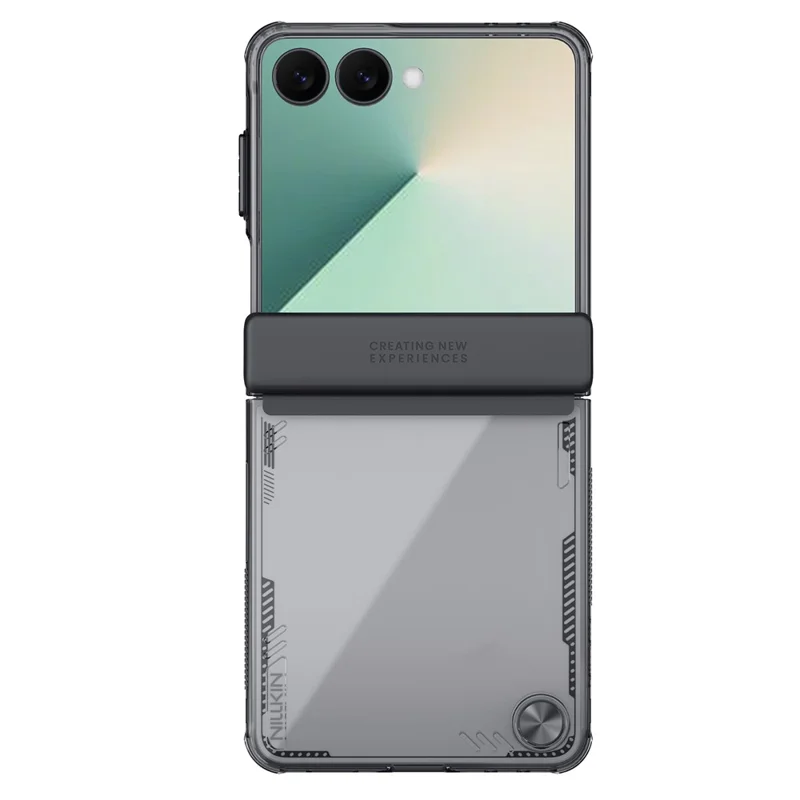 NILLKIN Iceblade For Samsung Galaxy Z Flip7 5G Case PC + TPU Phone Cover - Black