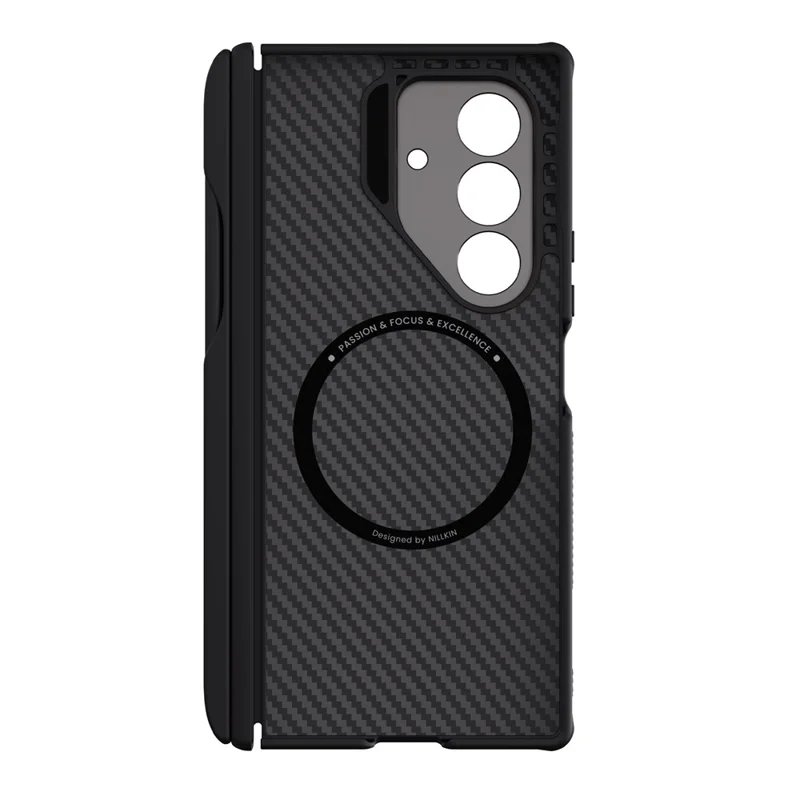 NILLKIN CarboProp For Samsung Galaxy Z Fold7 5G Magnetic Case Kickstand Aramid Fiber Phone Cover Precise Cutout with Stylus Pen