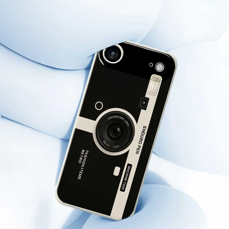 Cover posteriore per iPhone 17 Air con custodia Colorscope, stampa a motivo lenti, bordo dritto, in TPU - Verde