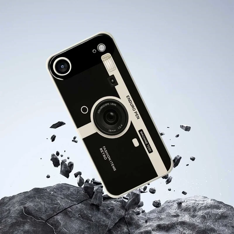 Cover posteriore per iPhone 17 Air con custodia Colorscope, stampa a motivo lenti, bordo dritto, in TPU - Verde