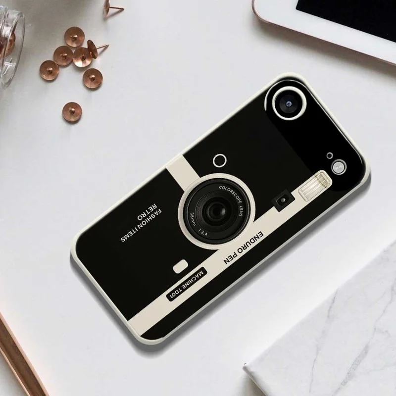 Cover posteriore per iPhone 17 Air con custodia Colorscope, stampa a motivo lenti, bordo dritto, in TPU - Verde