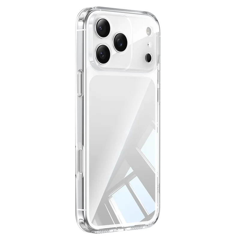 Cover per iPhone 17 Pro con Cuscinetto d'Aria TPU + Vetro Posteriore Antiurto