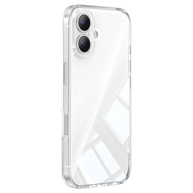 Cover per iPhone 17 con Cuscinetto d'Aria TPU + Retro in Vetro, Antiurto