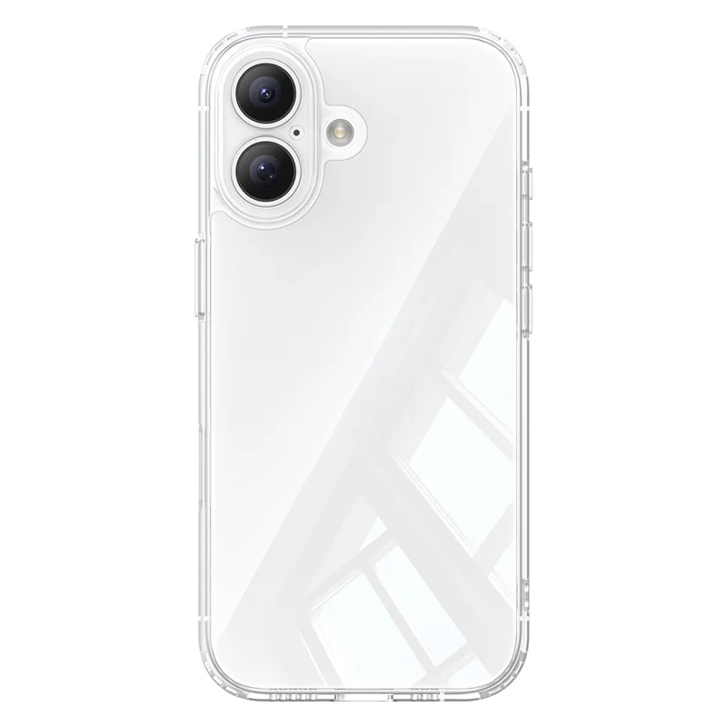 Cover per iPhone 17 con Cuscinetto d'Aria TPU + Retro in Vetro, Antiurto