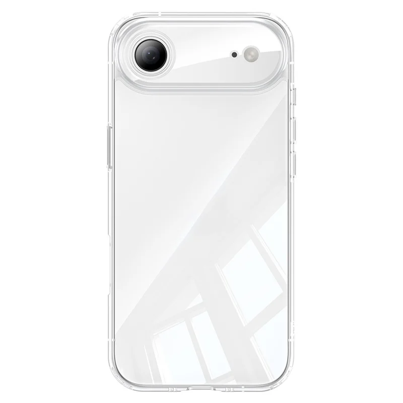 Чехол Air Case для iPhone 17 с воздушной подушкой TPU + стеклянной задней крышкой, противоударный