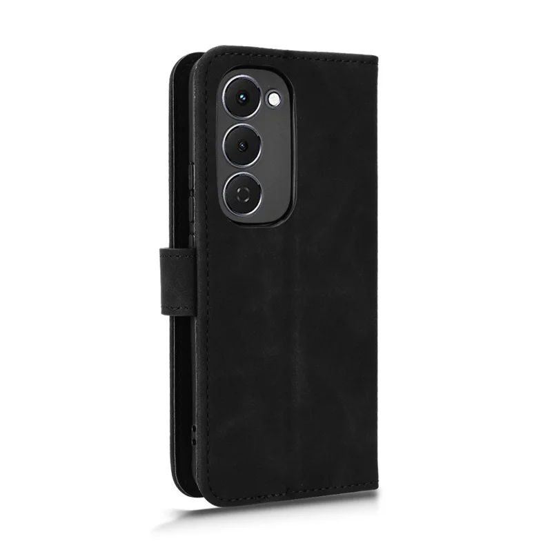 Pour TECNO Spark 40 Pro+ 4G Étui en cuir Peau Sensation Anti-chute Portefeuille Flip Housse de téléphone - Noir