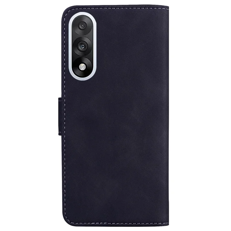 Étui support pour OnePlus Nord 5 5G en cuir PU avec motif de papillon - Noir
