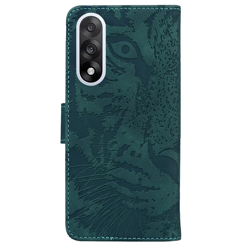 Für OnePlus Nord 5 5G Hülle Tiermotiv Leder Geldbörse Handyhülle - Grün