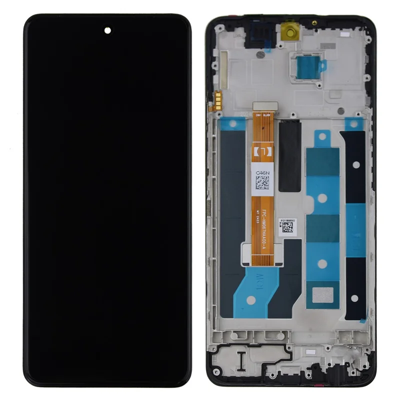 For Realme 12x 5G OEM Grade S LCD Screen and Digitizer Assembly + Frame Part (Without Logo)