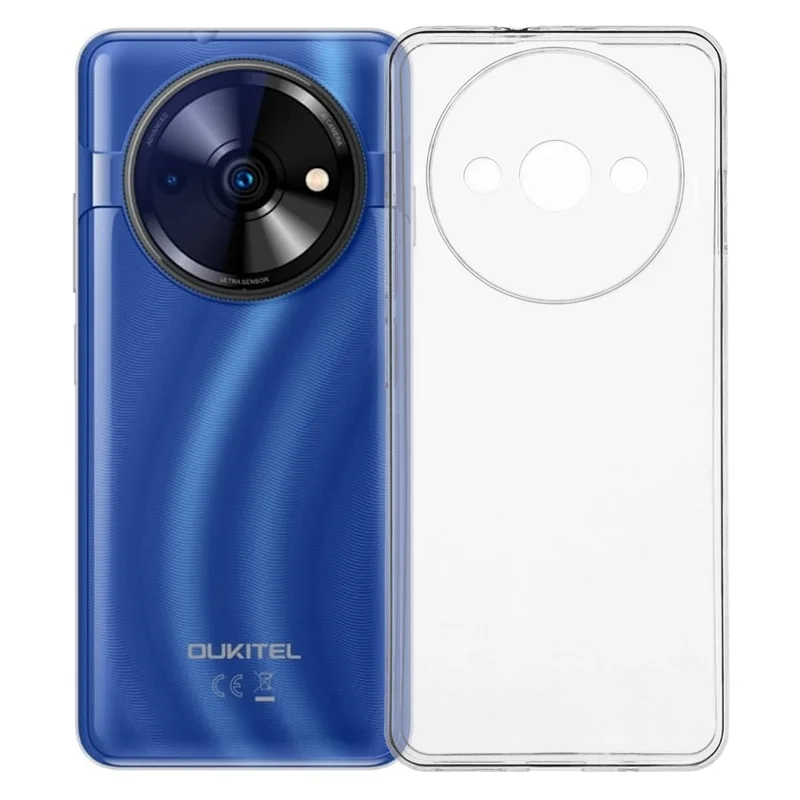 For Oukitel C59 Pro Case Soft TPU Drop Protection Phone Cover - Transparent