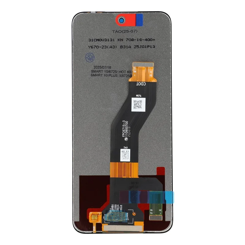 For Infinix Hot 60 5G X6726 Grade C LCD Screen and Digitizer Assembly Replacement Part (Without Logo)