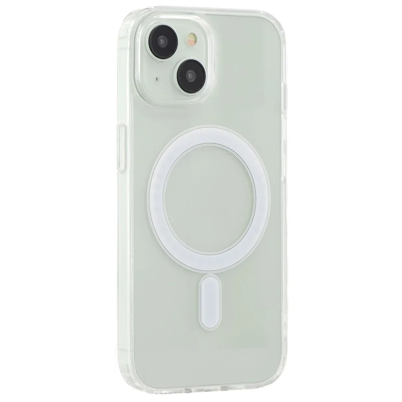 For iPhone 14  /  13 Case Compatible with MagSafe TPU + Acrylic Clear Phone Cover