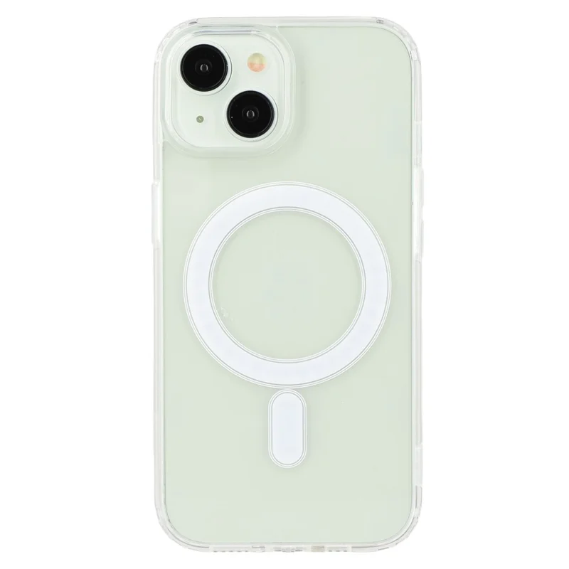 For iPhone 14  /  13 Case Compatible with MagSafe TPU + Acrylic Clear Phone Cover