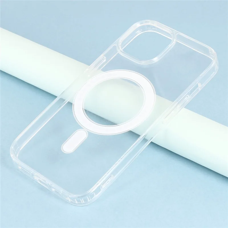 For iPhone 14  /  13 Case Compatible with MagSafe TPU + Acrylic Clear Phone Cover