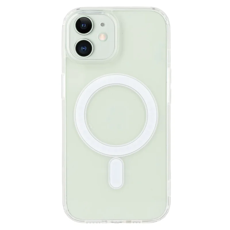 Funda para iPhone 11 compatible con MagSafe TPU + Cubierta de teléfono acrílica transparente
