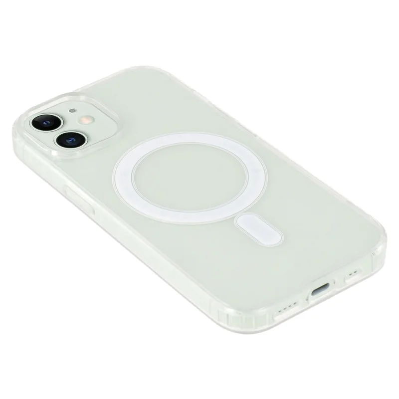 Funda para iPhone 11 compatible con MagSafe TPU + Cubierta de teléfono acrílica transparente