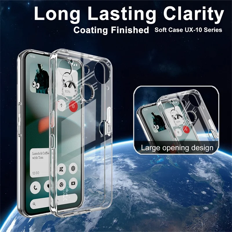 IMAK UX-10 Series для Nothing Phone (3) 5G прозрачный чехол для телефона, мягкий ТПУ задняя крышка