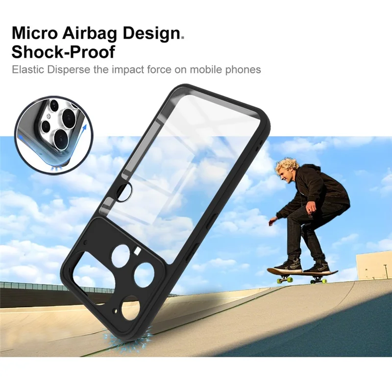 Funda IMAK UX-9A Series para Nothing Phone (3) 5G - Carcasa Transparente de TPU y PC con Esquinas Reforzadas