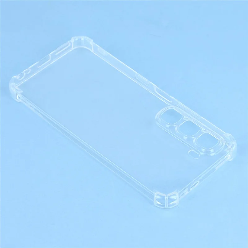 Per Infinix Hot 60i 4G / 60 5G Custodia Rinforzo agli angoli Anti-caduta Cover telefonica TPU trasparente
