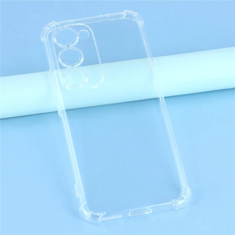 Für TECNO Spark 40 Pro+ 4G Hülle Verstärkte Vier-Ecken Stoßfeste Transparente TPU Handyhülle
