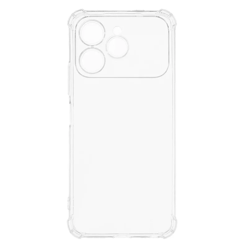 For TECNO Spark 40 4G Case Reinforced Four Corner Anti-Drop Clear TPU Phone Cover