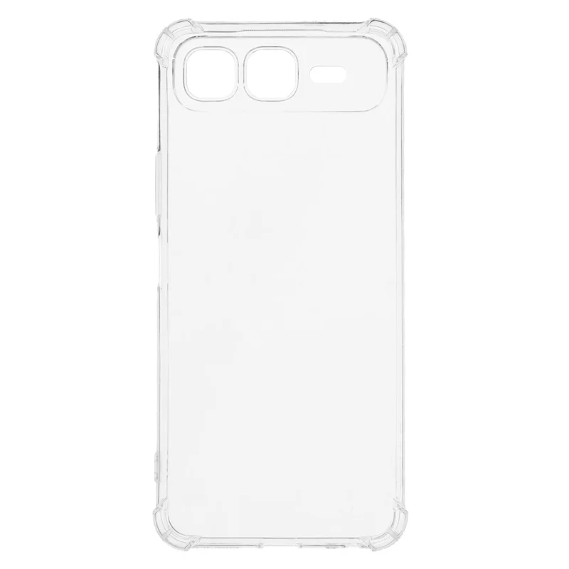 Étui pour Infinix Smart 10 Plus Renforcé Quatre Coins Anti-Chute Transparent en TPU pour Téléphone