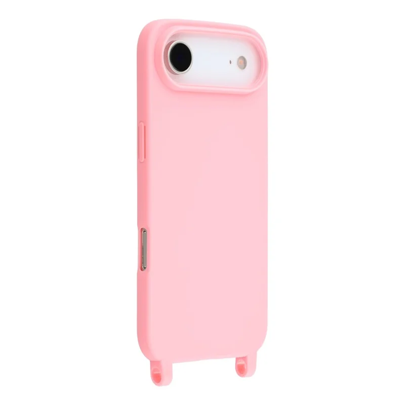Étui d'air pour iPhone 17 en TPU Souple, Antichoc, avec Lanière Ajustable - Rose