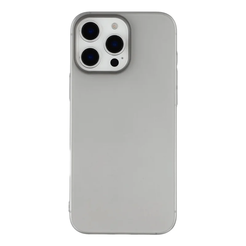 Funda X-LEVEL para iPhone 16 Pro Resistente a Rayones, Carcasa Trasera Delgada de PC - Negro Transparente