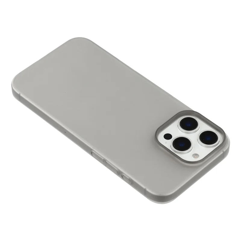 Funda X-LEVEL para iPhone 16 Pro Resistente a Rayones, Carcasa Trasera Delgada de PC - Negro Transparente