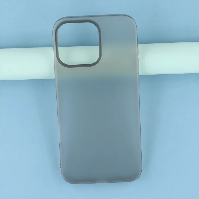 Funda X-LEVEL para iPhone 16 Pro Resistente a Rayones, Carcasa Trasera Delgada de PC - Negro Transparente