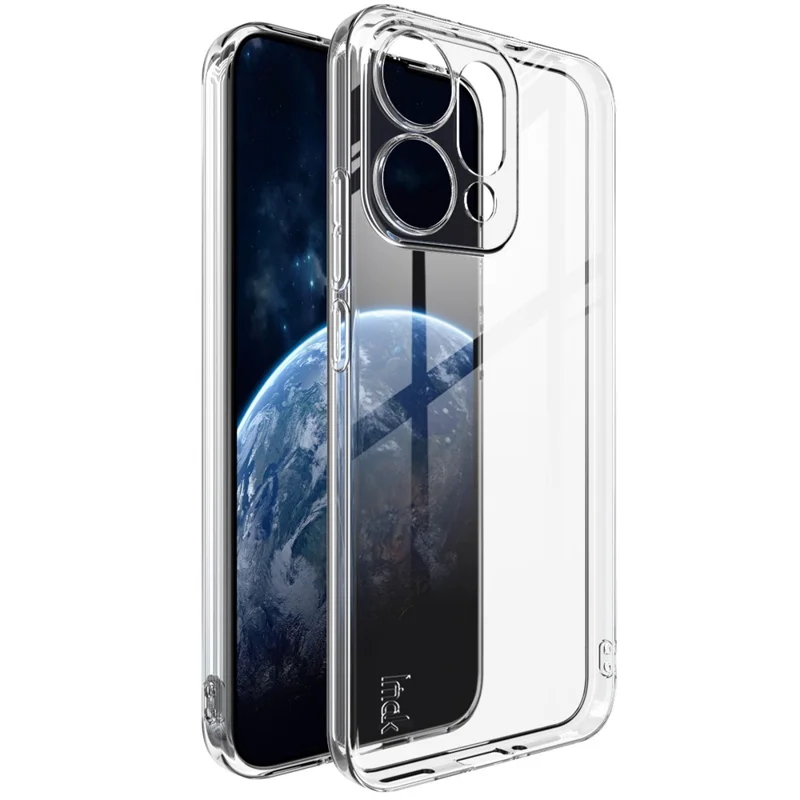 Funda IMAK UX-5 Series para Oppo Reno14 5G (Global) Antichoque TPU Transparente Delgada