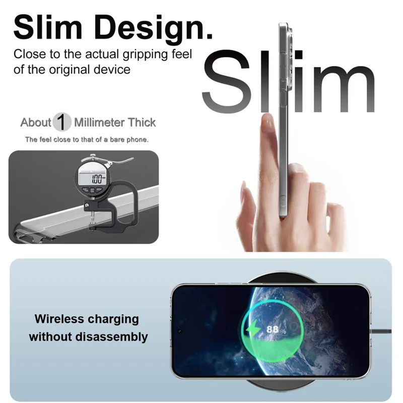 Funda IMAK UX-5 Series para Oppo Reno14 5G (Global) Antichoque TPU Transparente Delgada