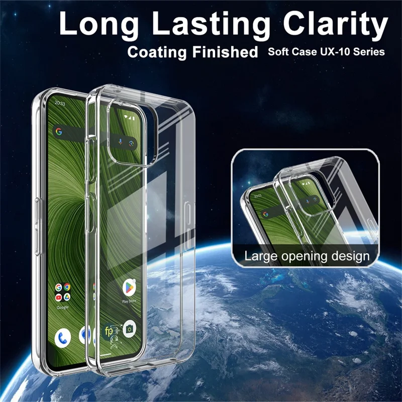 IMAK UX-10 Serie für Fairphone (Gen. 6) Transparente Handyhülle Weiche TPU Rückseite