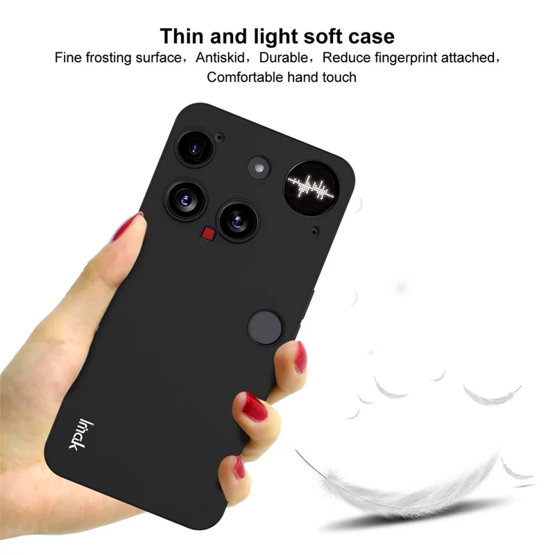 Capa IMAK UC-3 para Nothing Phone (3) 5G - Case Fosca Anti-Impressões Digitais em TPU Macio
