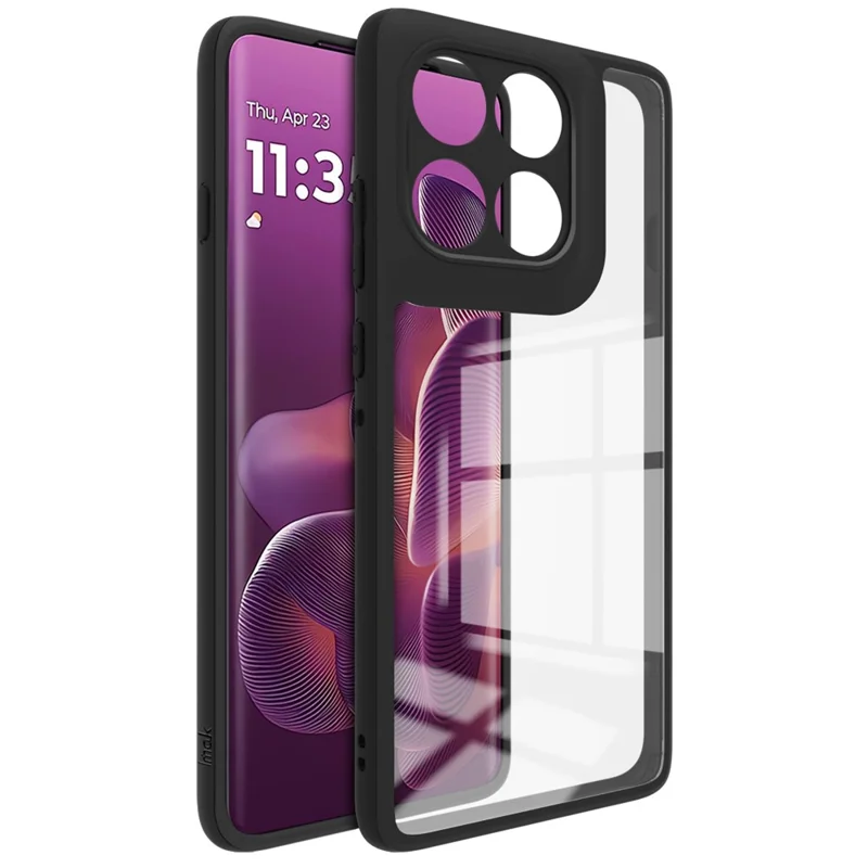 Cover IMAK UX-9A Series per Motorola Edge 60 Pro 5G - Custodia Trasparente in TPU e PC con Angoli Rinforzati