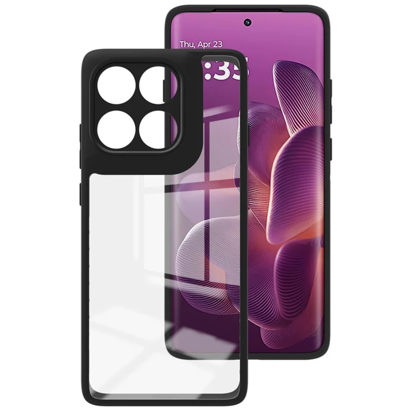 Cover IMAK UX-9A Series per Motorola Edge 60 Pro 5G - Custodia Trasparente in TPU e PC con Angoli Rinforzati
