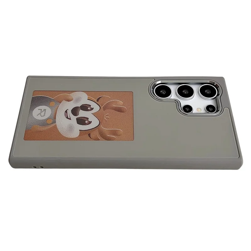 For Samsung Galaxy S25 Ultra E Ink Phone Cover 4-Color Display Pattern Customized Case - Grey