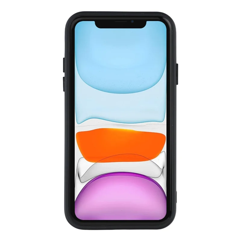 For iPhone 11 Case Compatible with MagSafe Skin-Touch PC + TPU Phone Cover - Black