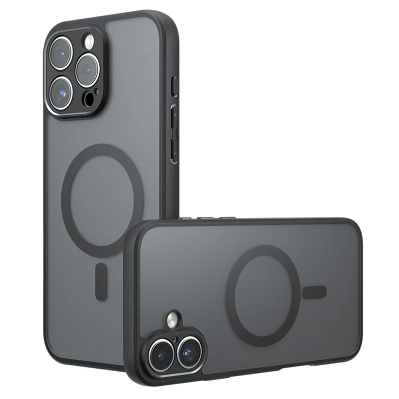 Für iPhone 16 Pro Hülle Kompatibel mit MagSafe TPU + PC Matte Skin Touch Handyhülle