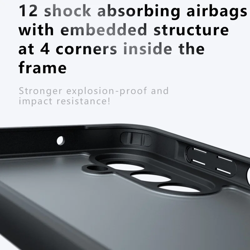 For Samsung Galaxy A34 5G Case TPU + PC Shockproof Clear Phone Cover
