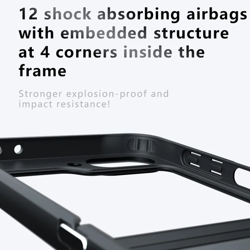 Für Samsung Galaxy Z Flip5 5G Hülle TPU + PC Stoßfeste Transparente Handyhülle