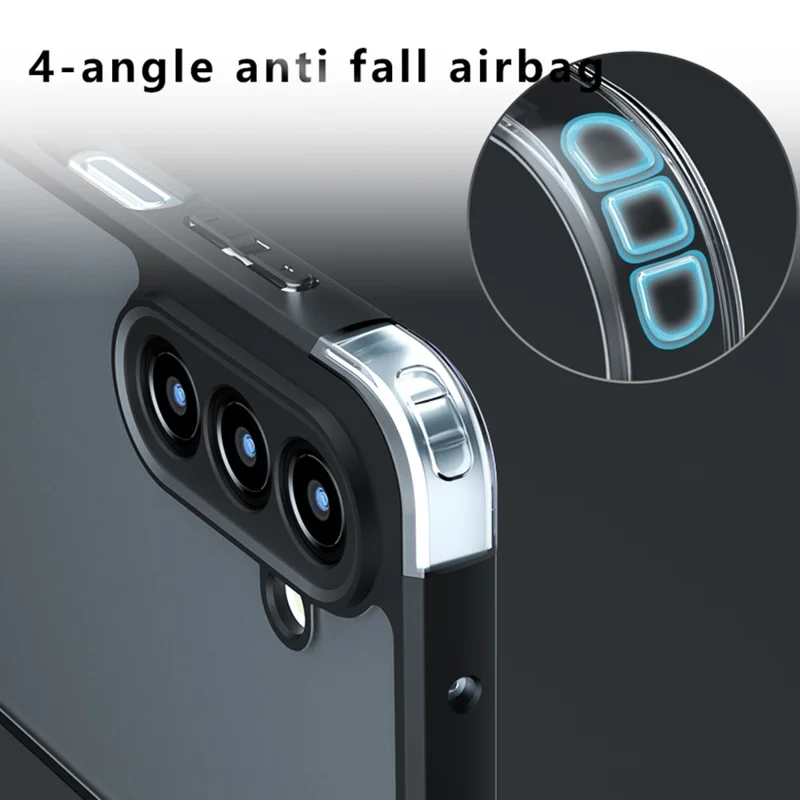 Étui pour Samsung Galaxy A14 5G Antichoc TPU + PC Housse de Protection Transparente