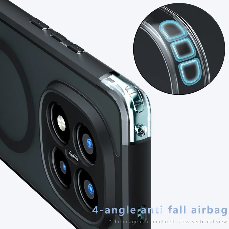 Custodia magnetica per Xiaomi Redmi Note 14 Pro+ 5G Skin Touch Opaco