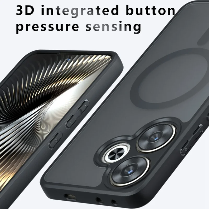 Cover per Xiaomi Poco F6 5G / Turbo 3 5G con Custodia Magnetica e Finitura Opaca al Tocco