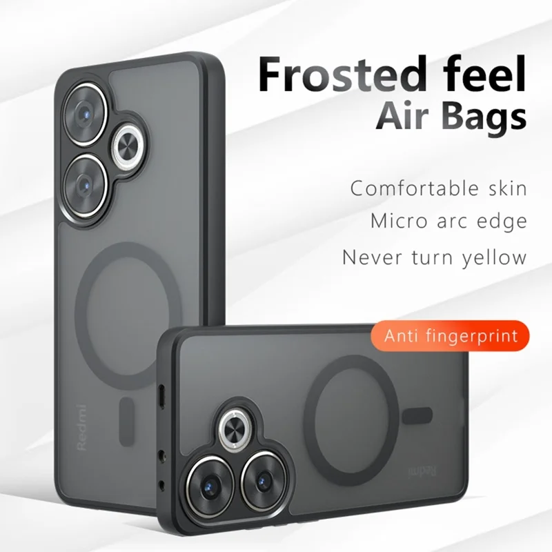 Cover per Xiaomi Poco F6 5G / Turbo 3 5G con Custodia Magnetica e Finitura Opaca al Tocco