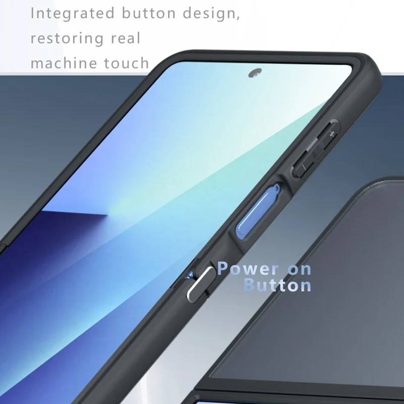 Cover per Samsung Galaxy Z Flip7 5G Compatibile con MagSafe, Cover Trasparente in TPU + PC Antiurto per Smartphone