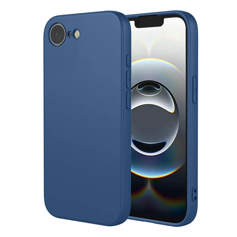 Чехол для iPhone 16e из мягкого TPU, противоударный защитный чехол для телефона - Синий